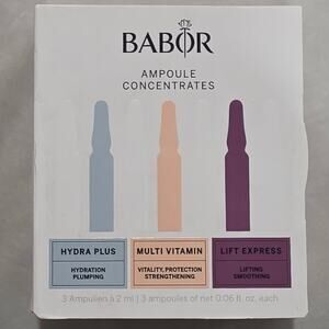 Babor Travel Size 3 Piece Set Ampoule Concentrates 0.06 fl oz each